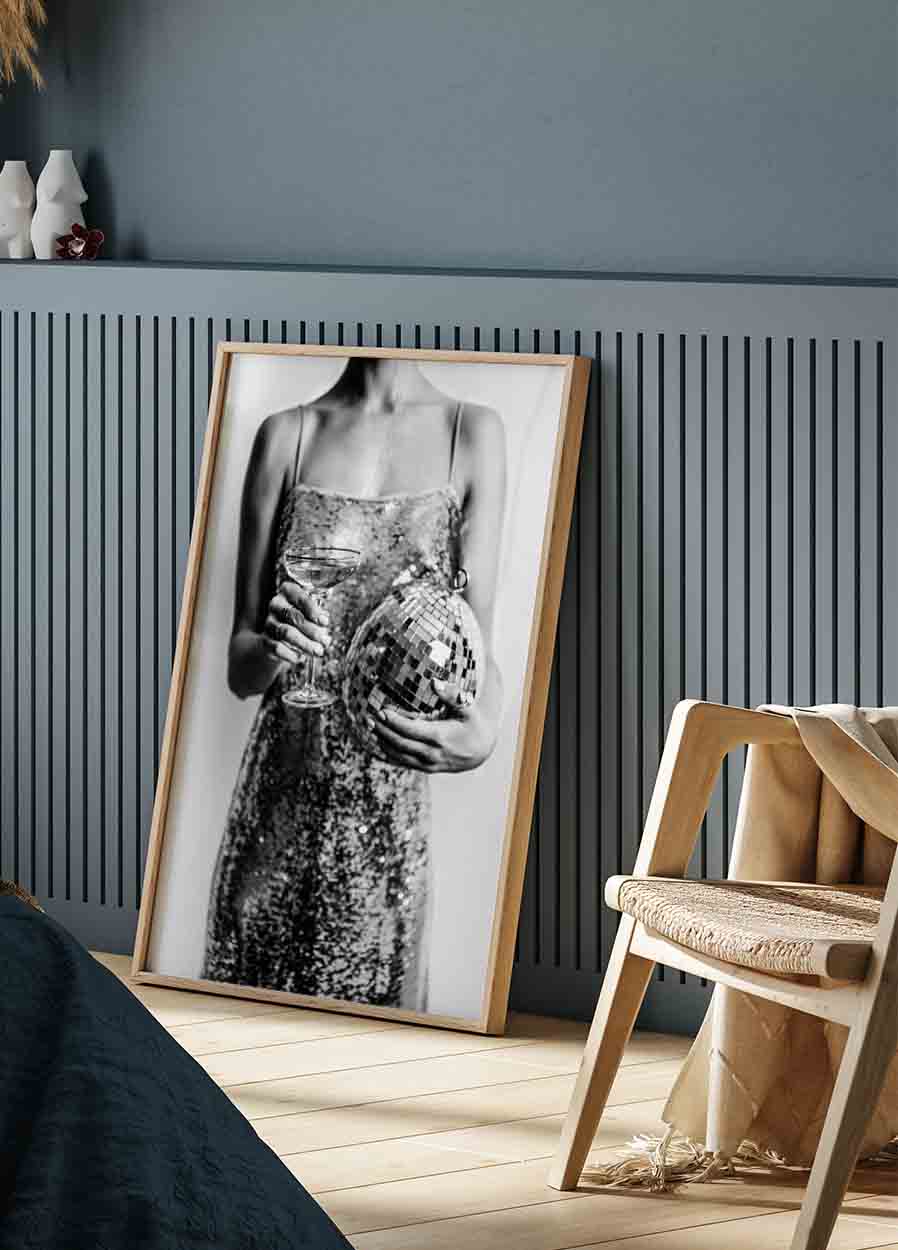 Luxus-Mode-Champagner-Poster - Posterbox.dk