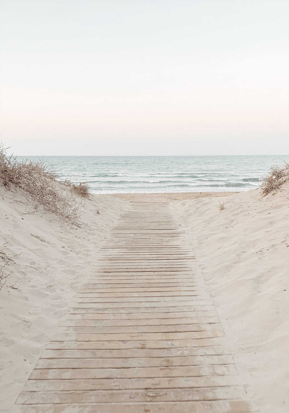 Holzweg zum Strand Poster - Posterbox.dk
