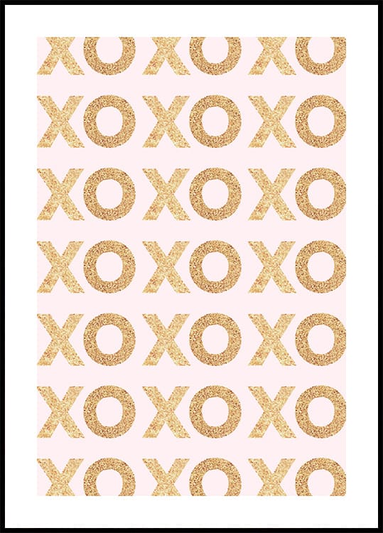 XOXO-Poster - Posterbox.dk