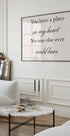You Have a Place Poster - Posterbox.no