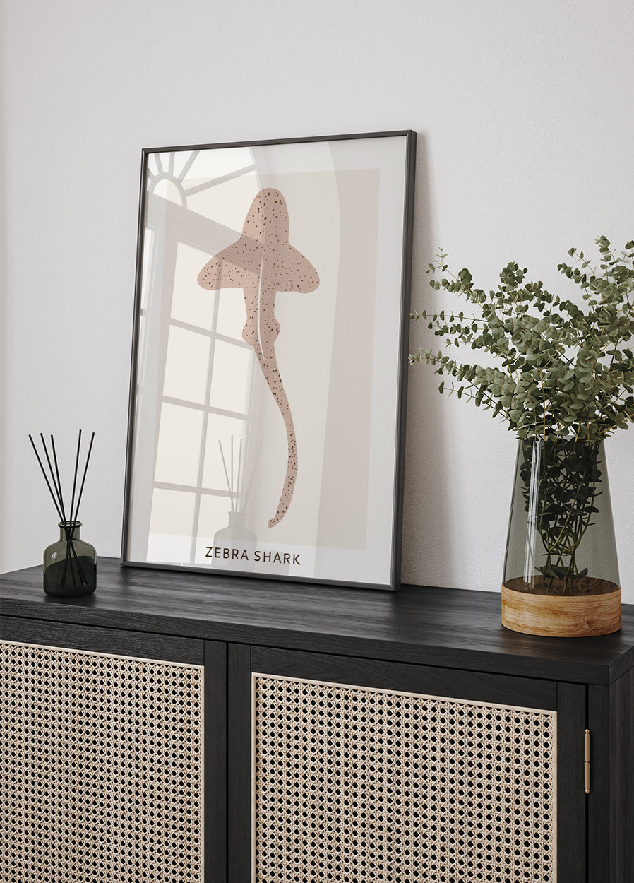 Zebrahai-Poster - Posterbox.dk