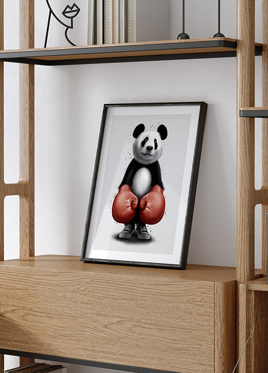 PANDA BOXER Plakat - Posterbox