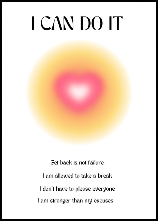 Motivational Aura Plakat - Posterbox