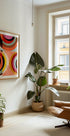 Warm Colors Bauhaus Geometry3 Plakat - Posterbox