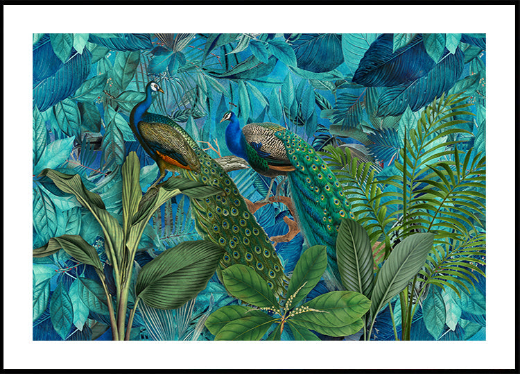 Jungle Birds Garden No1 Plakat - Posterbox