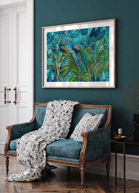 Jungle Birds Garden No1 Plakat - Posterbox