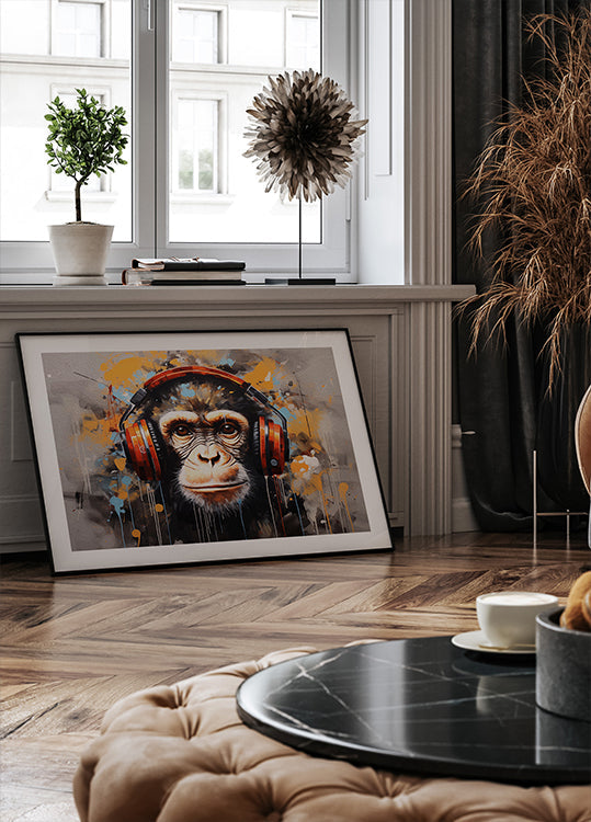 DJ Monkey Plakat - Posterbox