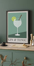 Gin &amp; Tonic Plakat - Posterbox