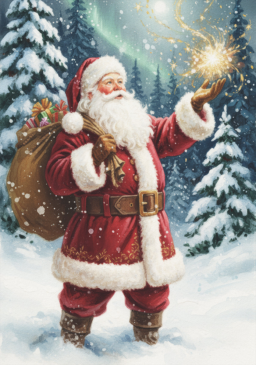 Santa Claus Magic Plakat - Posterbox