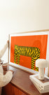 The Abstract Tiger Plakat - Posterbox