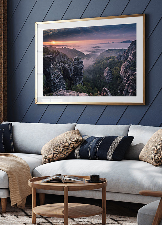 Sunrise on the Rocks - Posterbox