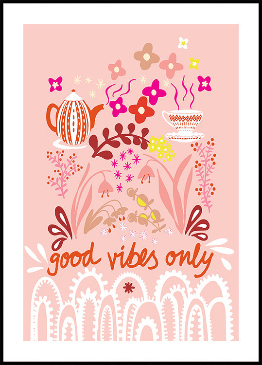 Good vibes only Plakat - Posterbox