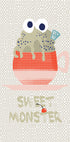 Sweet monster cupcake red Plakat - Posterbox