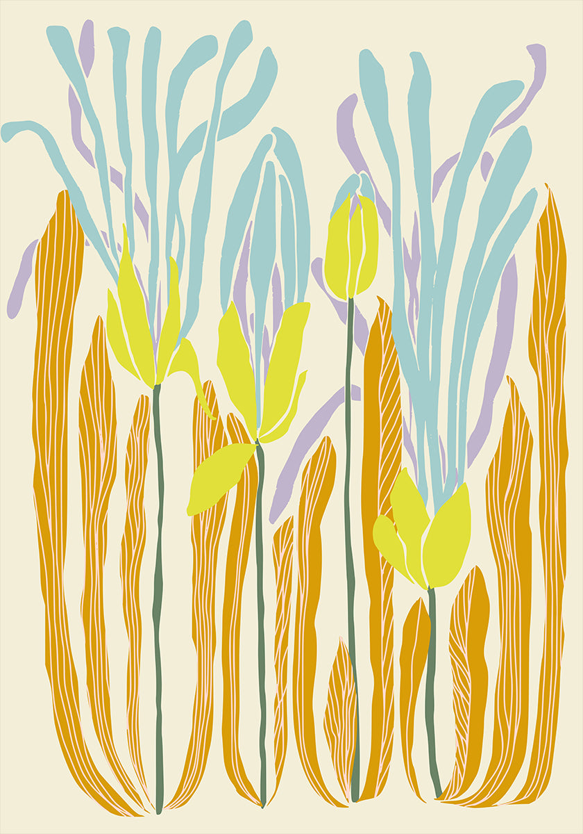 mellow anticipation budding flowers (NEW) - Posterbox