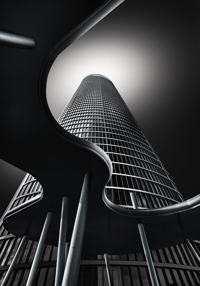Waves, Columns &amp; Tower Plakat - Posterbox
