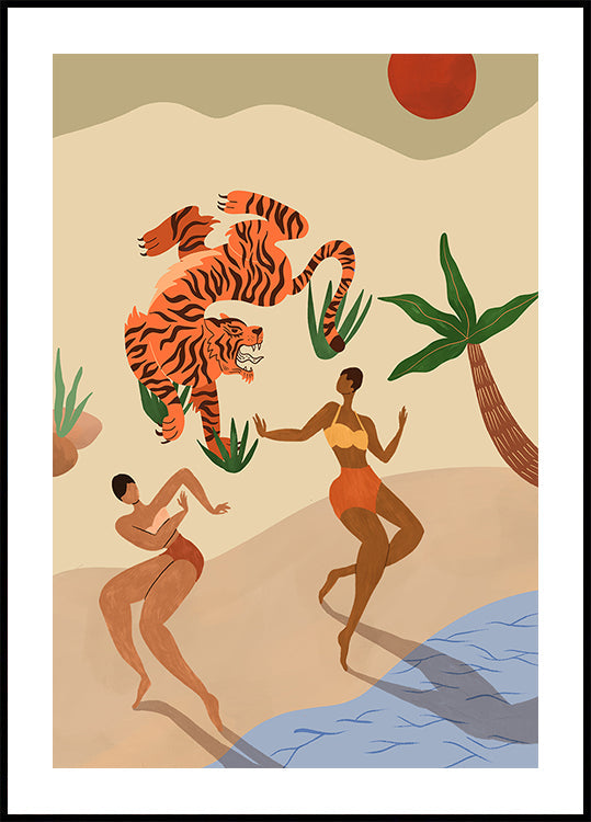 Dancing Tiger - Posterbox