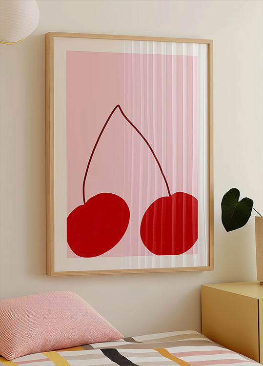 Cherry Duo Delight Plakat - Posterbox