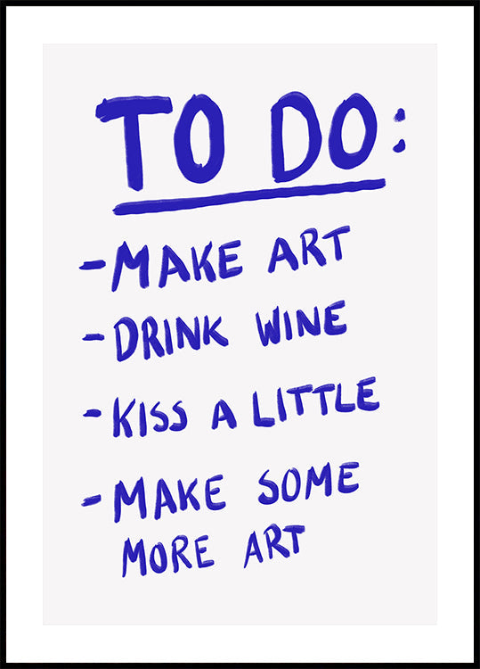 Creative To-Do List Plakat - Posterbox