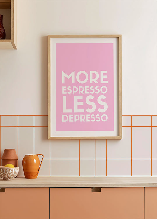 Espresso Depresso Plakat - Posterbox