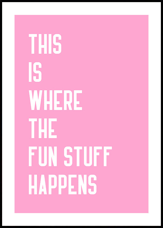 Fun Zone Awaits - Posterbox