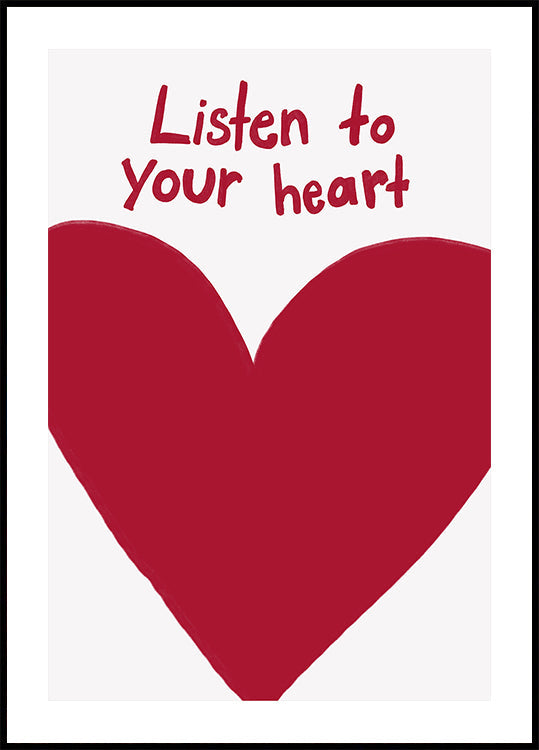 Heart's Whisper Plakat - Posterbox