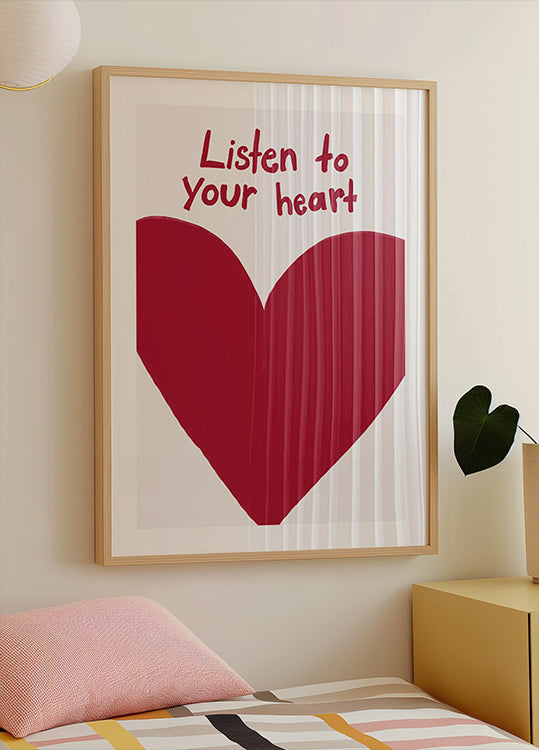 Heart's Whisper Plakat - Posterbox