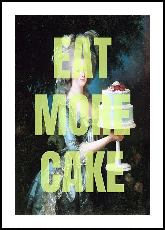 Let Them Eat Cake Plakat - Posterbox
