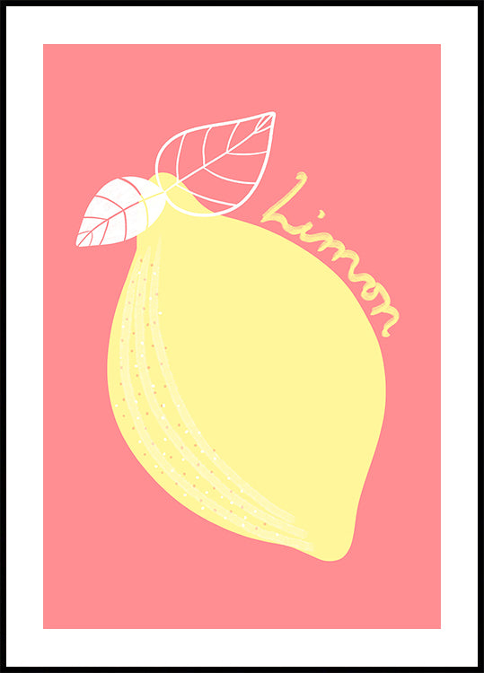 Yellow Citrus Charm - Posterbox