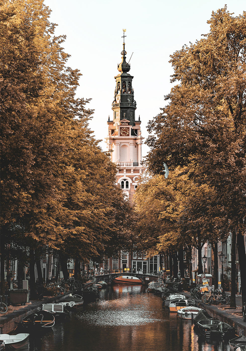 Herbst in Amsterdam Poster - Posterbox.dk
