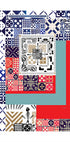 Portugese Abstract Pattern Plakat - Posterbox