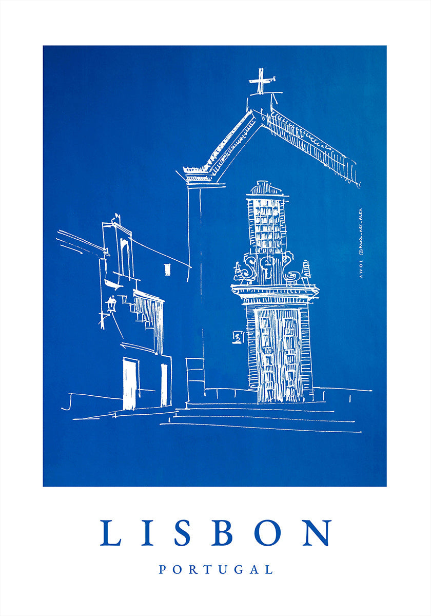 Portugal Blues: Lisbon Plakat - Posterbox