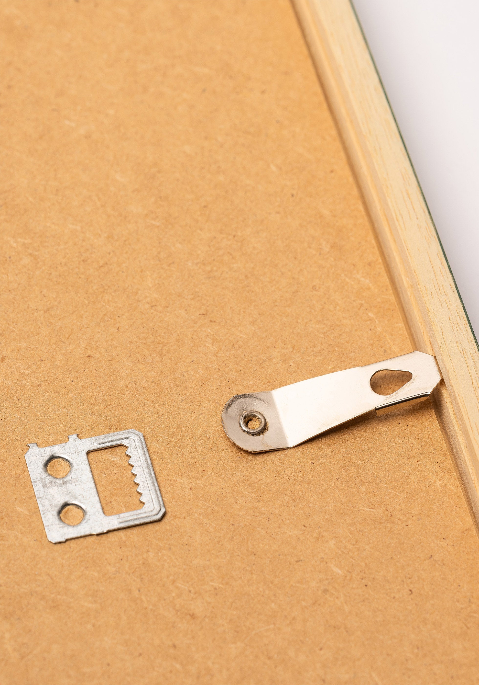 Schwarzer Holzrahmen, quadratisches Poster