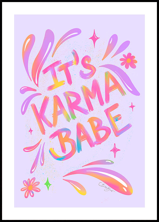 Karma Babe Plakat - Posterbox