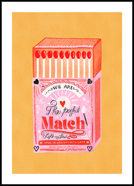 Match Box - The Perfect Match Plakat - Posterbox