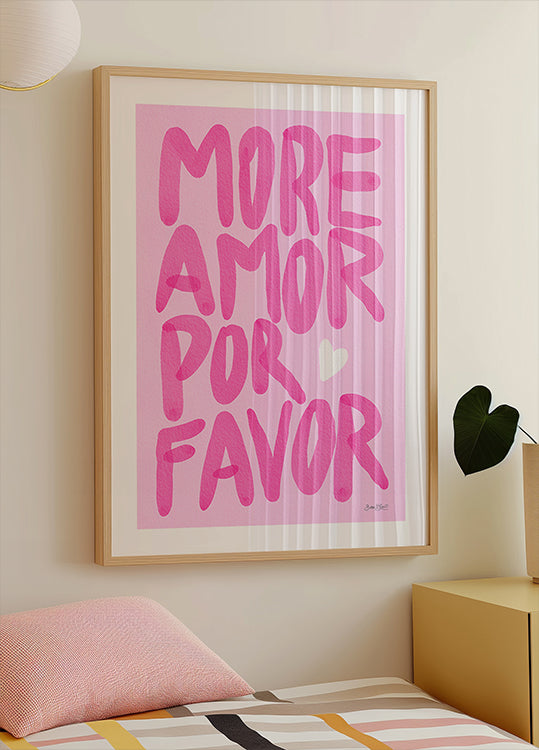 More Amor Por Favor Plakat - Posterbox