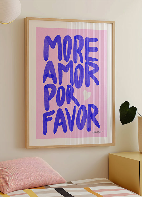 More Amor Por Favor Plakat - Posterbox