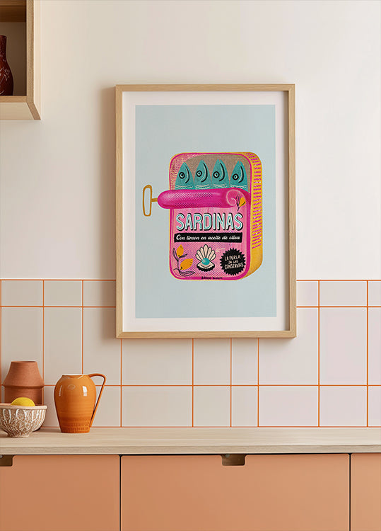 Sardines Tin Can Plakat - Posterbox