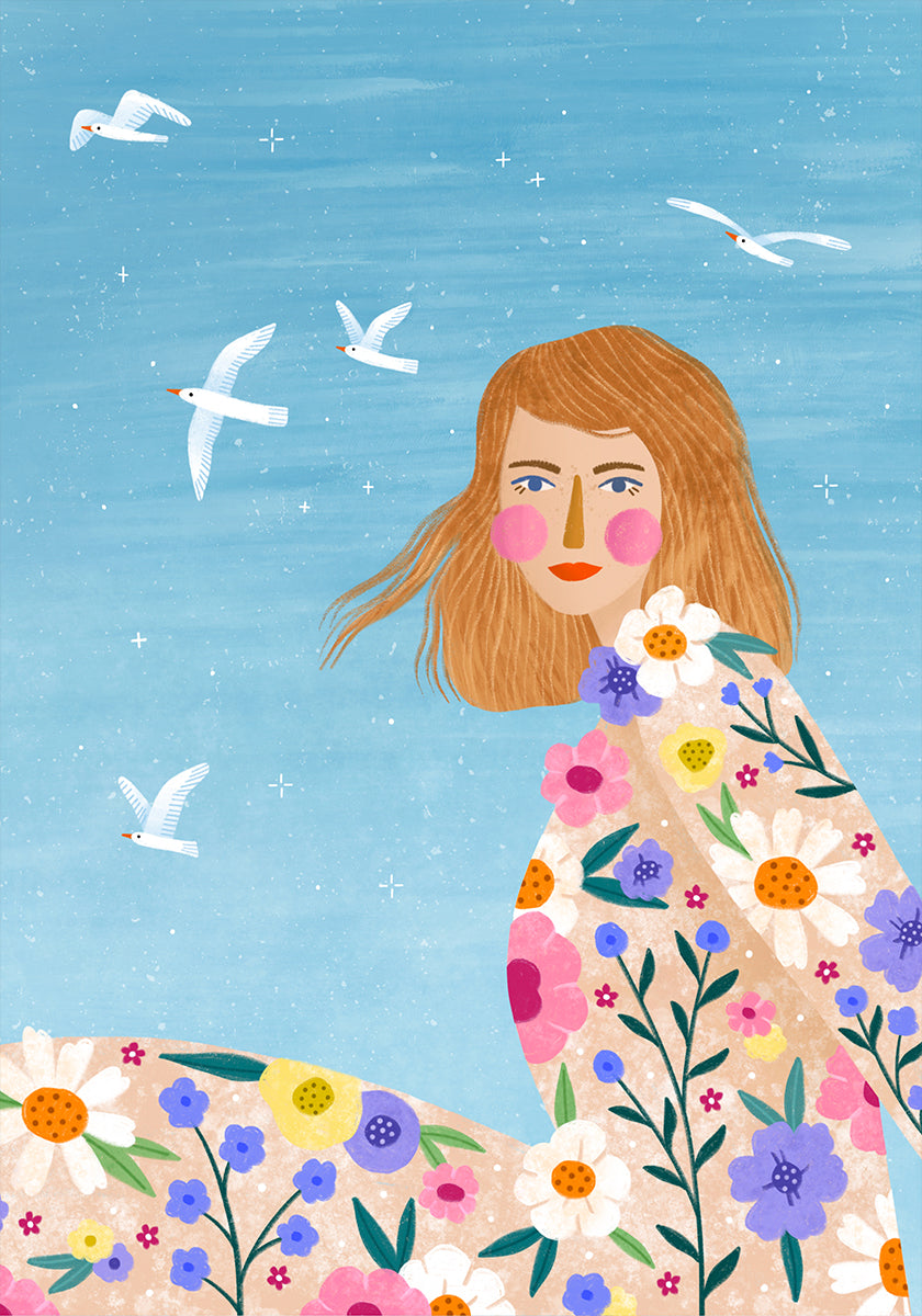 Floral Breeze Plakat - Posterbox