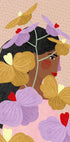 Hidden Behind Yellow Purple Flowers Plakat - Posterbox