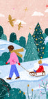 Snowy Sledge Walk Plakat - Posterbox