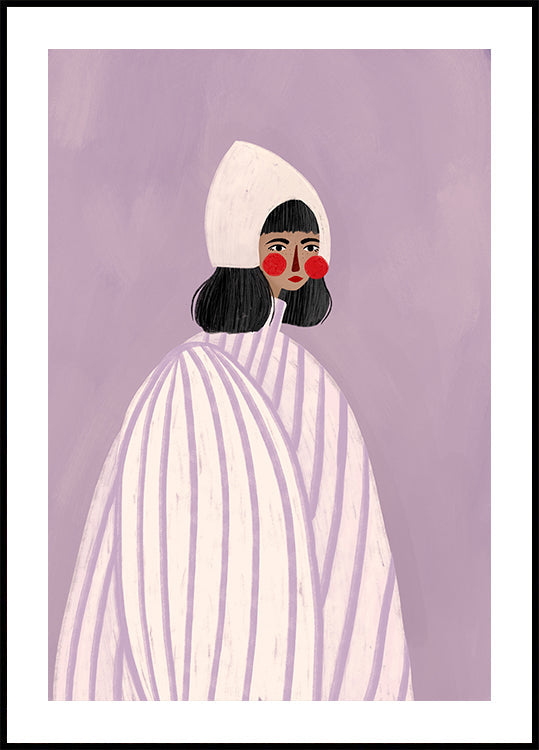The Woman With the White Hat Plakat - Posterbox