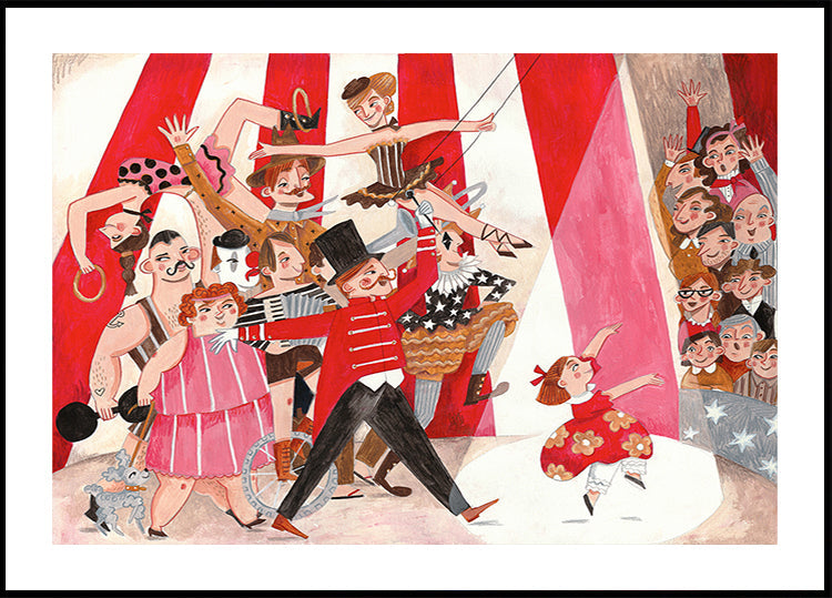 Circus in the city Plakat - Posterbox