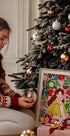 Retro Christmas Woman Plakat - Posterbox