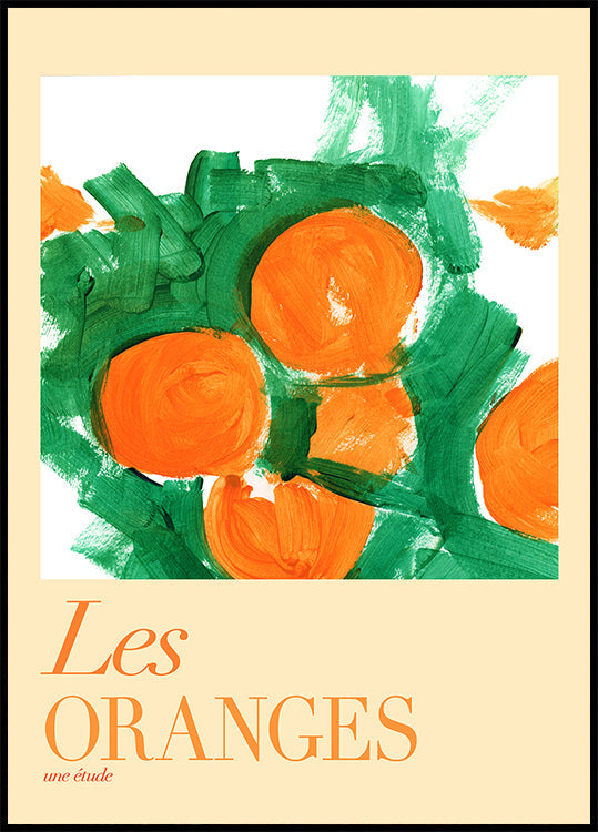 Les Oranges Une Étude 1 Plakat - Posterbox