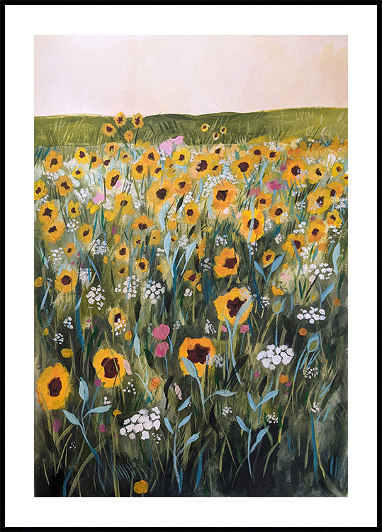 Flower Field Plakat - Posterbox