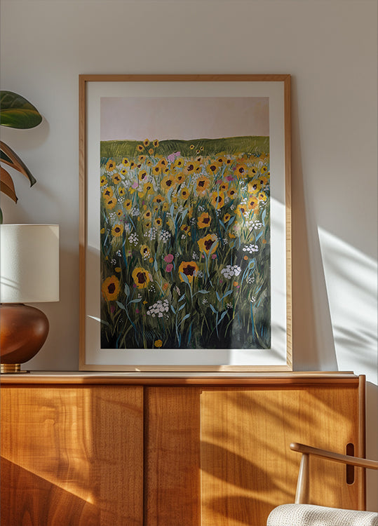 Flower Field Plakat - Posterbox