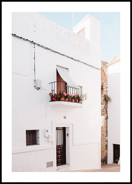 White Andalusia House Plakat - Posterbox