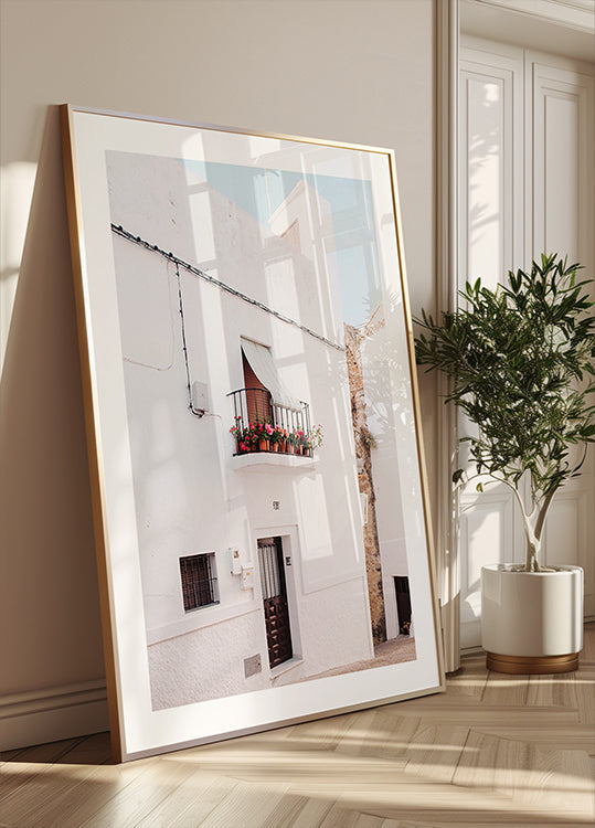 White Andalusia House Plakat - Posterbox