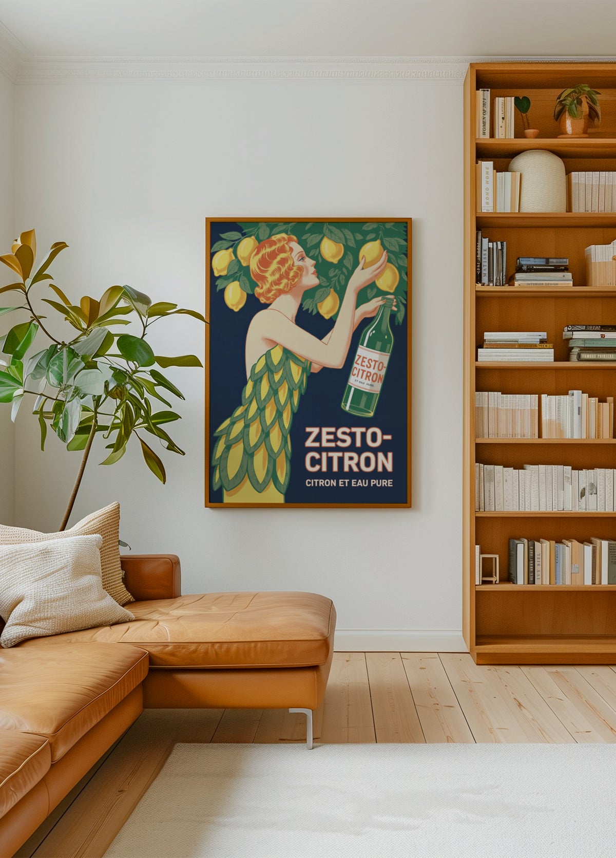 Art-Deco-Zitronendame