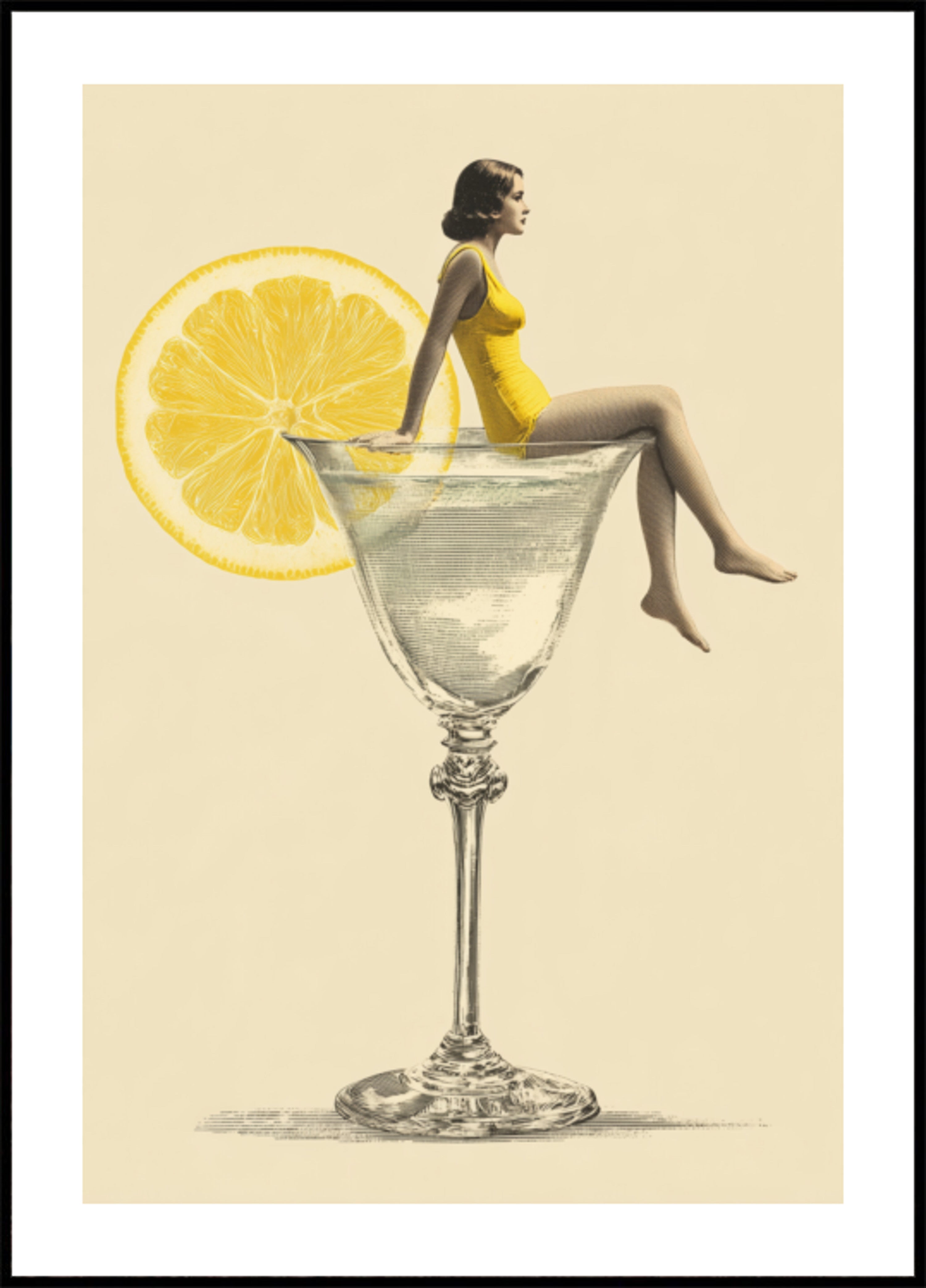 Zitronen-Cocktail-Lounge